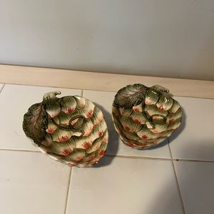 fitz and floyd artichoke dishes